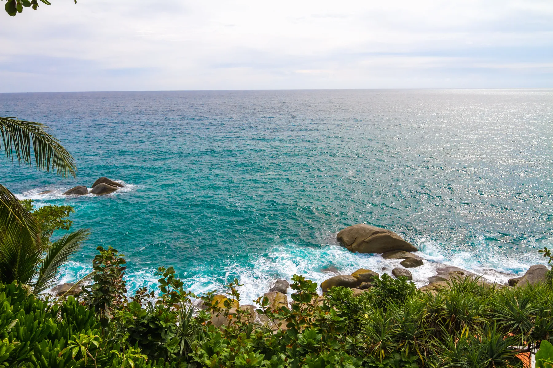 The Andaman Sea from the villa's headland